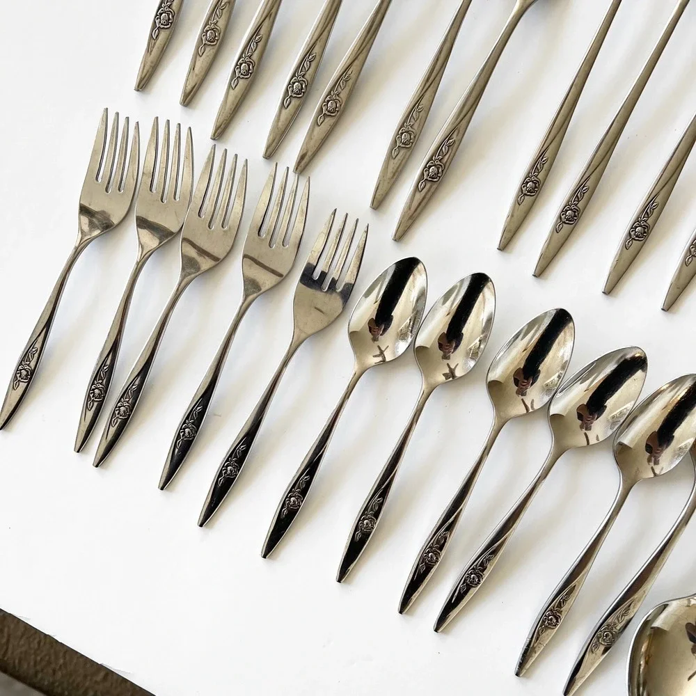 Vintage Lot Oneida Oneidacraft Deluxe Stainless 